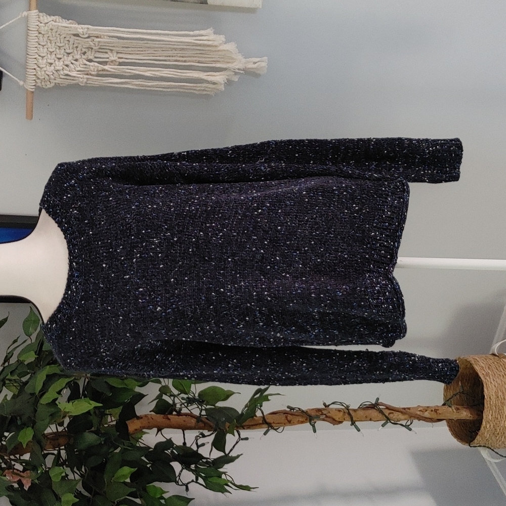 Allie & Rob Textured Chenille Sweater L